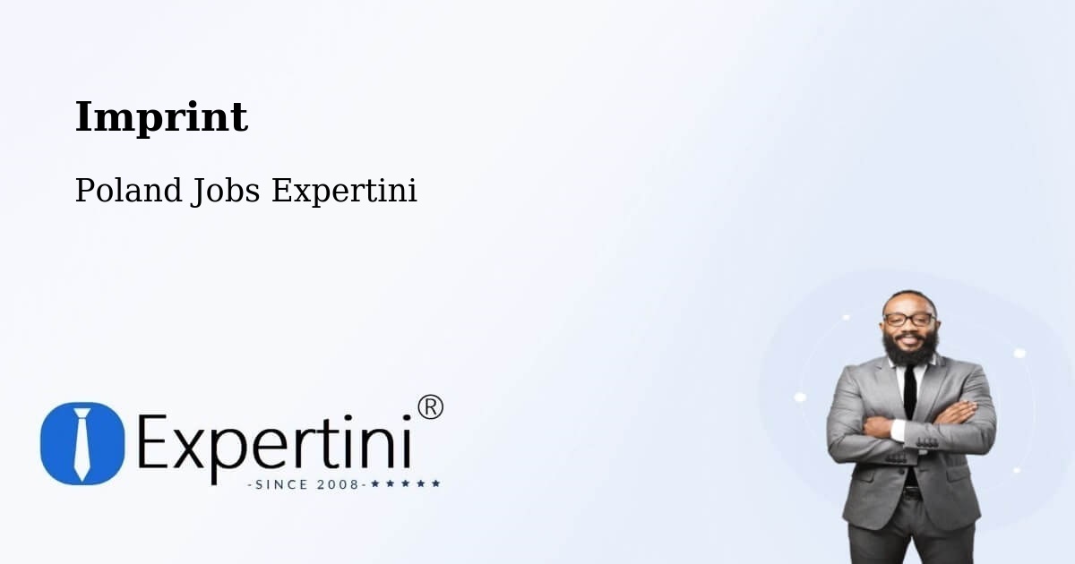 Imprint – Lubichowo - Poland Jobs Expertini